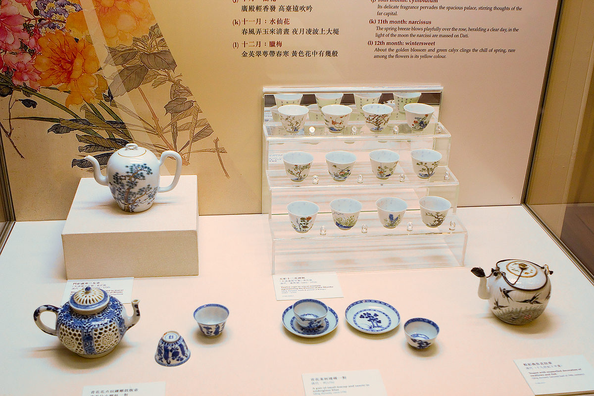 Экспонаты в Музее чайной посуды